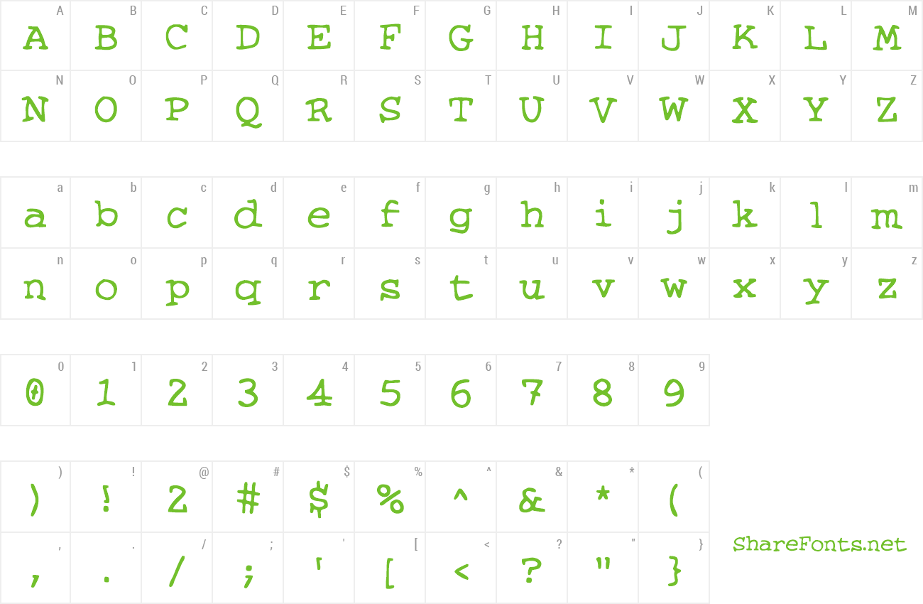 Font Knits And Scraps preview